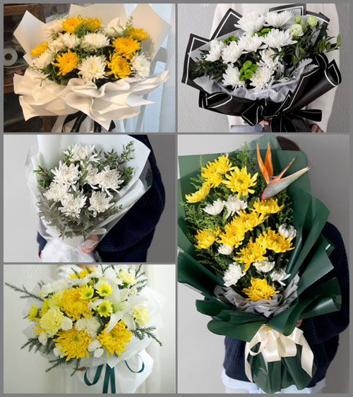 上海浦东新区祝桥镇高永村白事花束代送